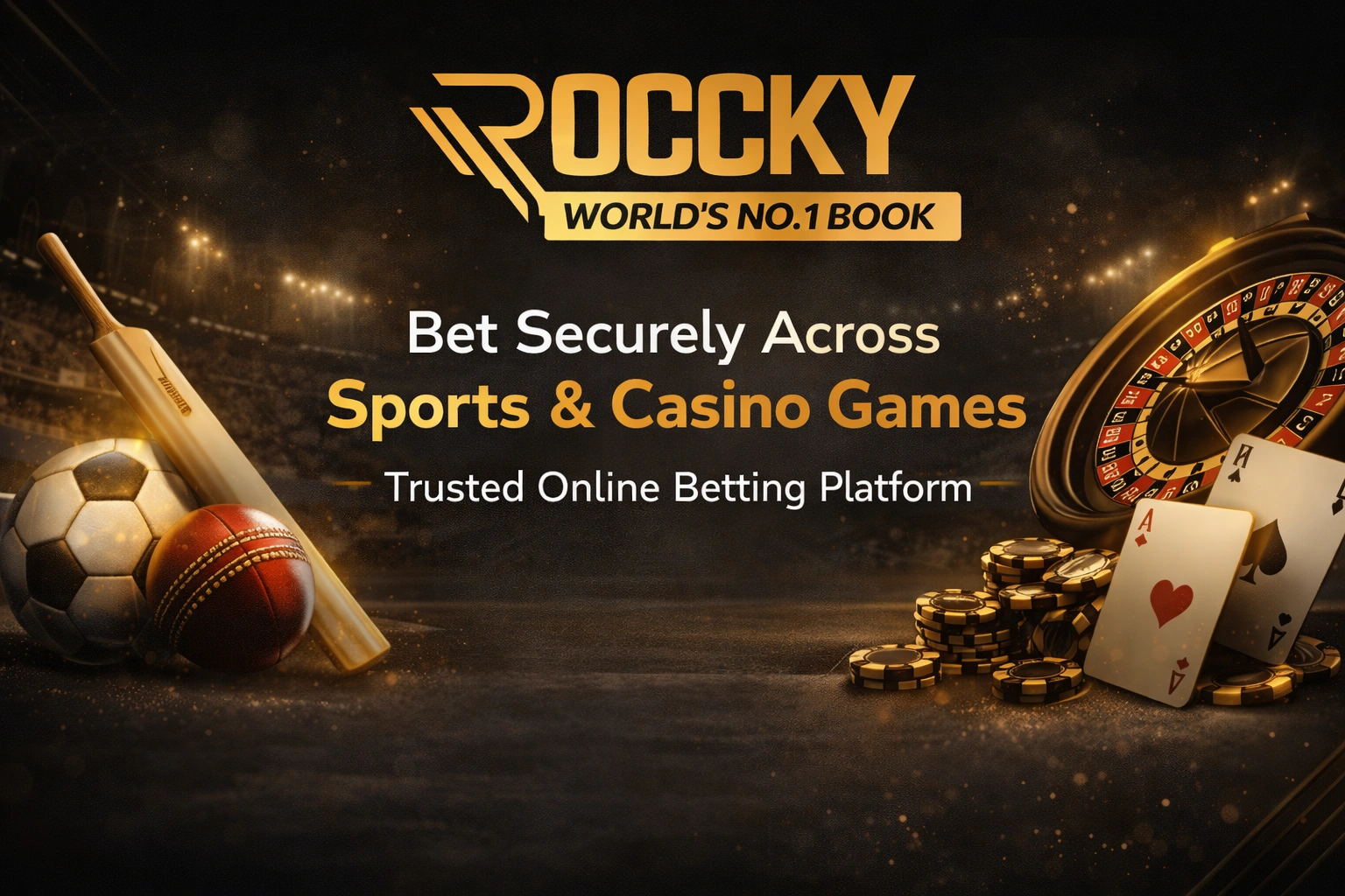 Rocky Book online betting platform for sports and casino games