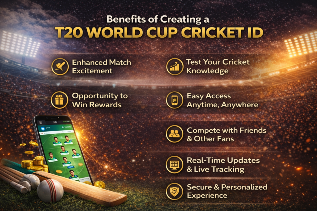 Benefits of creating T20 World Cup Cricket ID fantasy cricket banner