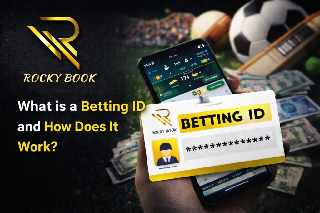 Rocky Book betting ID login account and mobile sports betting dashboard