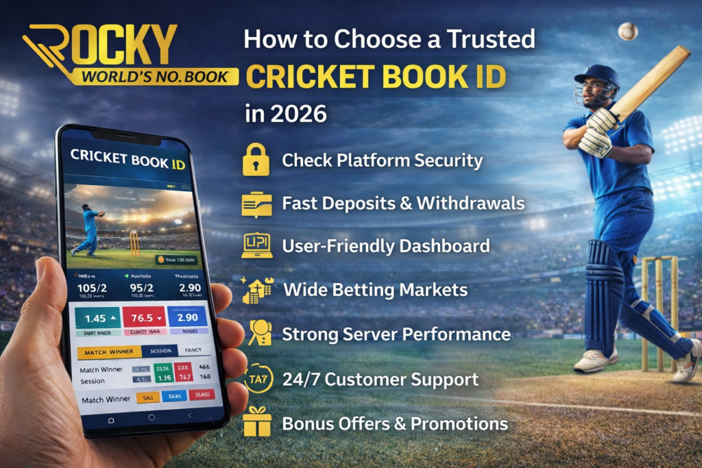 How to choose a trusted Cricket Book ID provider in 2026 with Rocky World’s No.1 Book logo – secure betting platform guide