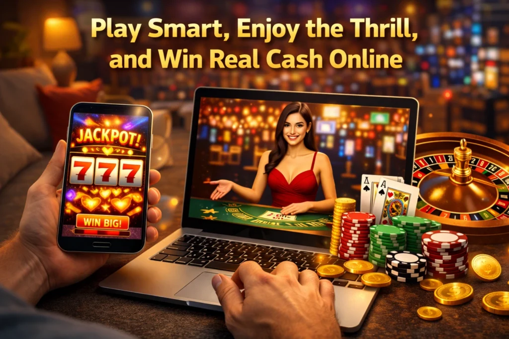 Real money casino online games with laptop and mobile slots blackjack roulette and live dealer play