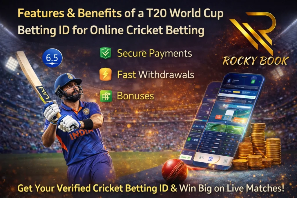 T20 World Cup betting ID features secure payments fast withdrawals live cricket betting