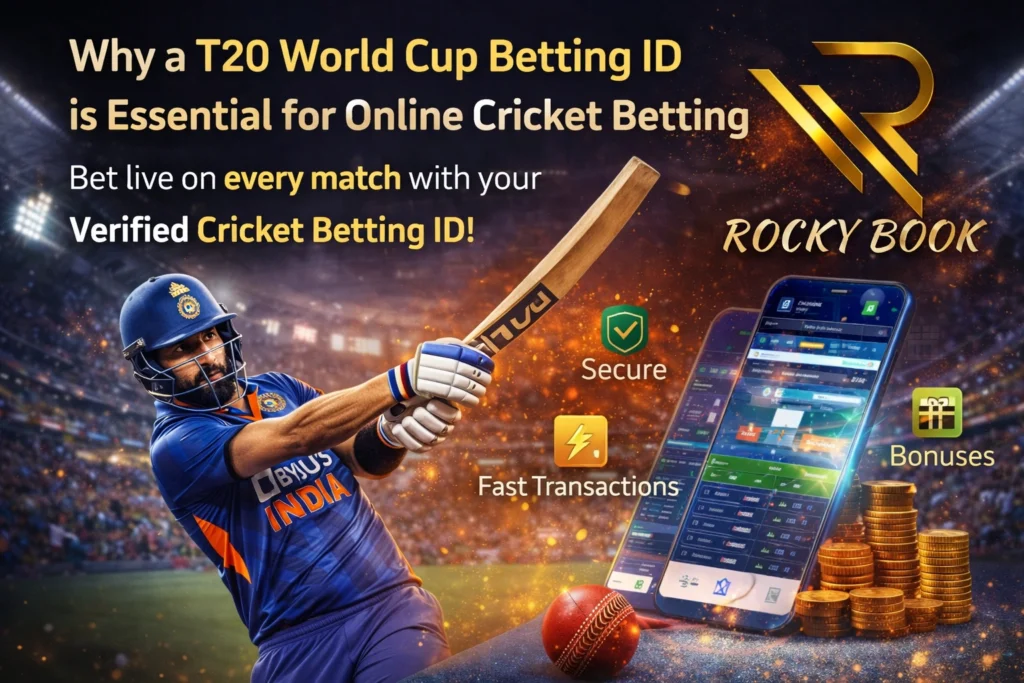 T20 World Cup betting ID online cricket betting banner with live match betting app