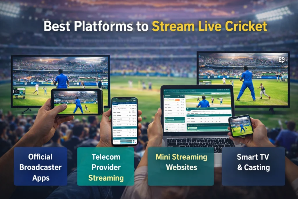 Best platforms to stream live cricket on mobile, laptop and smart TV