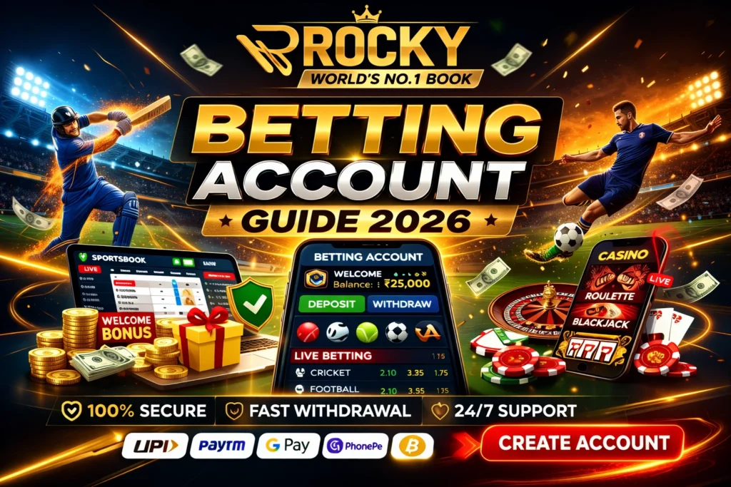 ROCKY Betting Account Guide 2026 – Online Sports & Casino Account Registration