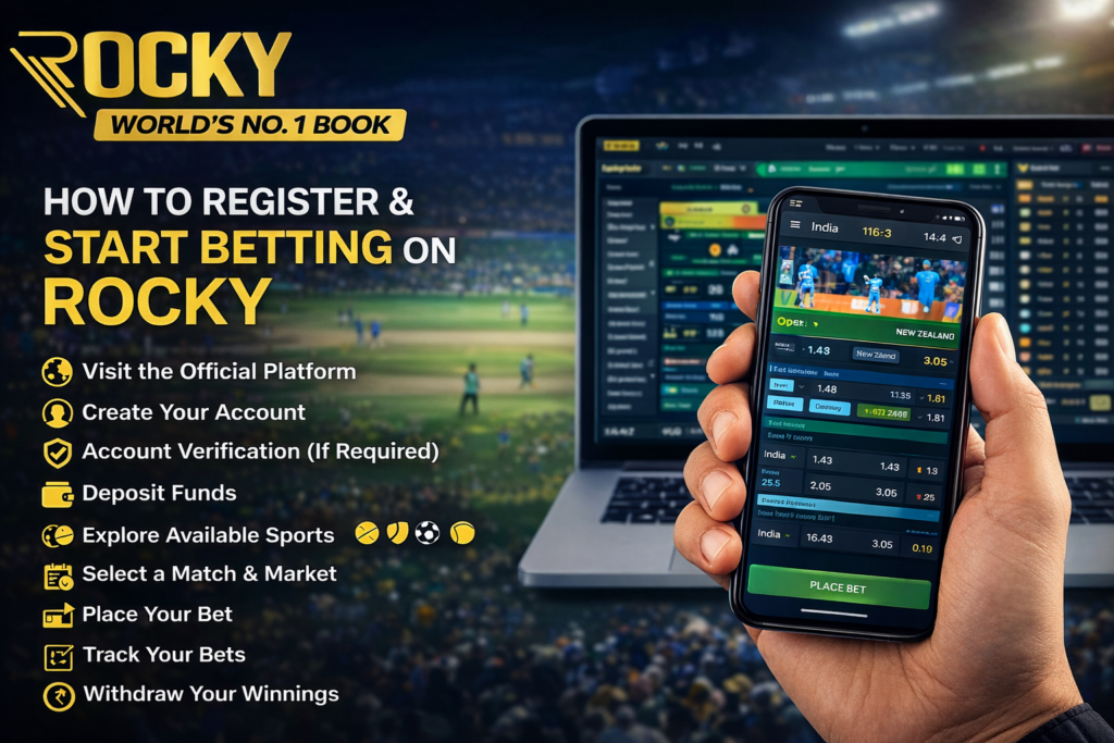 How to register on Rocky World’s No 1 Book sports betting platform with step-by-step account creation guide