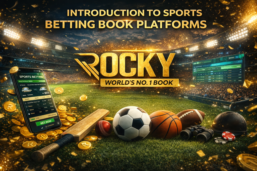 Rocky Sports Betting Book platform interface for online cricket and sports betting guide 2026