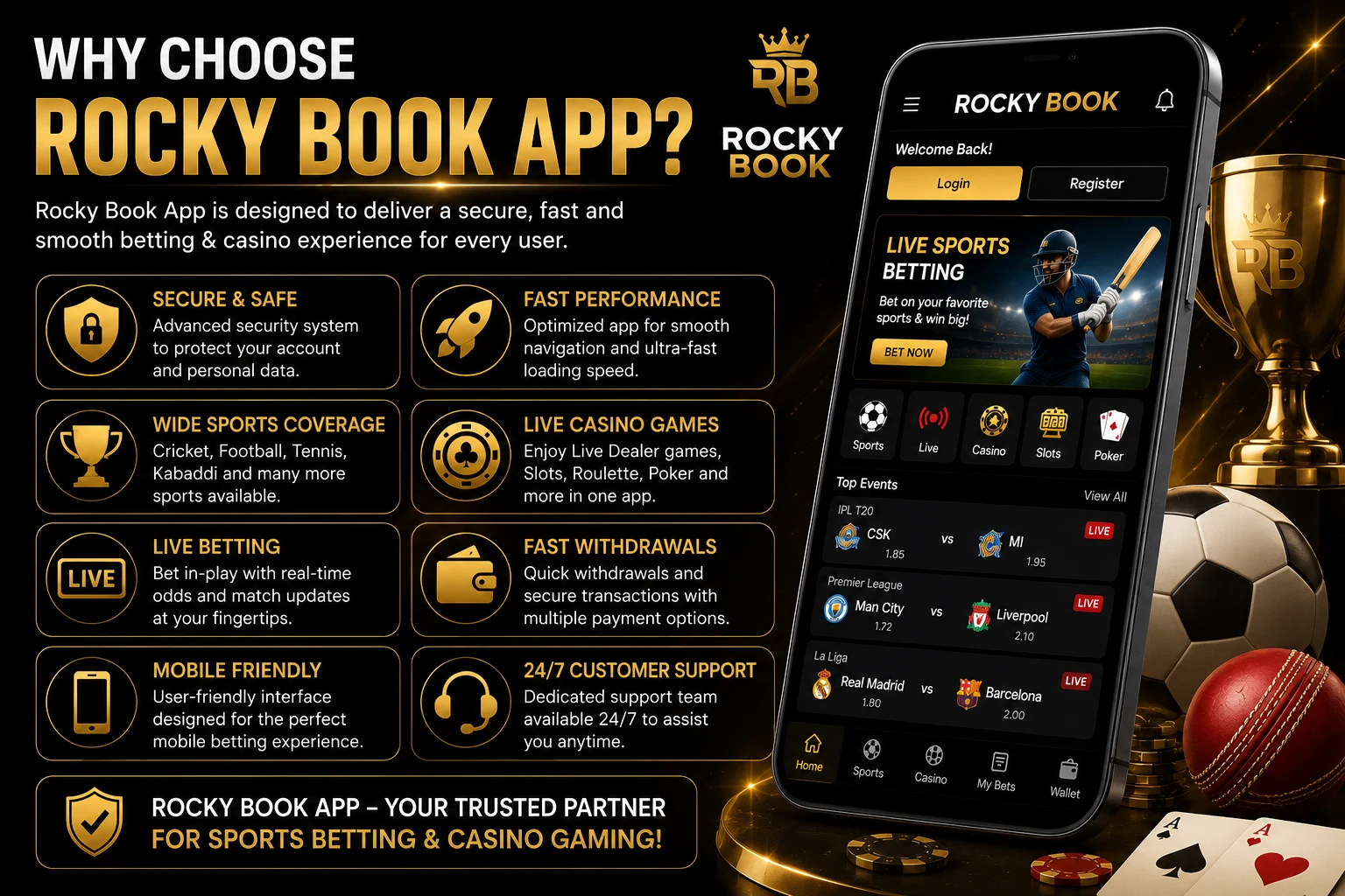 Rocky Book App Download guide for Android betting app